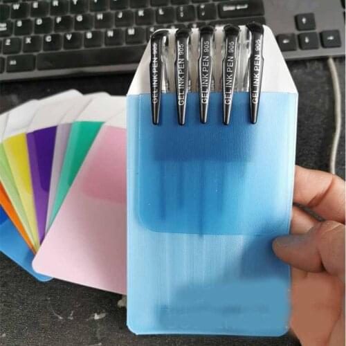 Hot Sales 1 Piece High Quality Water-proof PVC Nurse Docter Office Pocket Pen Bag Pocket Protector Pen Pouch Pen Organizer