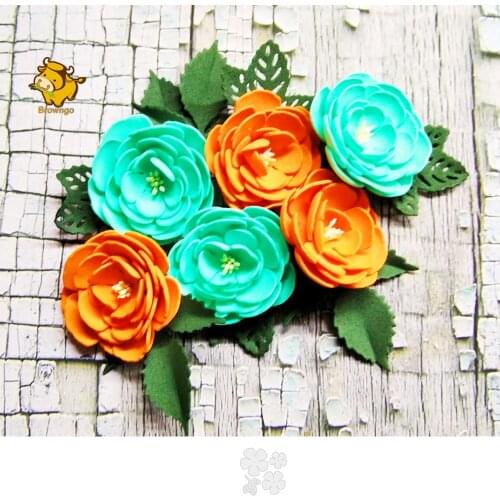 Metal Template Layered Flowers Cutting Die Stencil For DIY Scrapbooking Photo Album Decorative Card Making Die Cut Stamp New