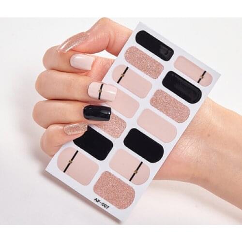 Full Cover Nail Stickers Decals Stickers Nail Decoration Nails Sticker Designer Self Adhesive Creative Nail Art Decor Stickers