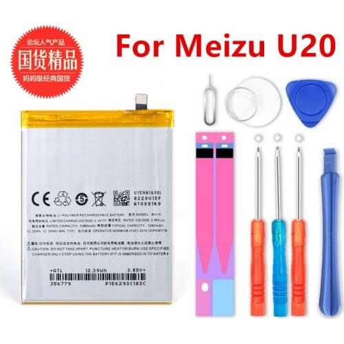 NEW 3260mAh BU15 Battery For Meizu U20 Mobile Phone Latest Production High Quality Battery With Tracking Number