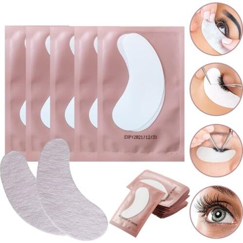 700 pairs Eye patches for Eyelash Extension Under Eye Pads Eyelashes for building Paper Patches Lashes Stickers Makeup Tools