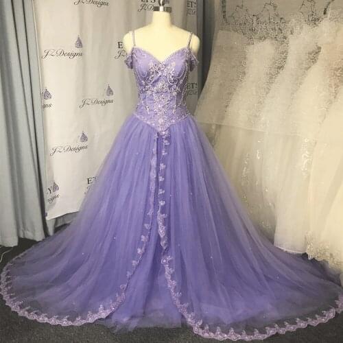 Real prom dresses 2019 lavender prom dress off the shoulder beading crystal evening dresses beaded party dresses