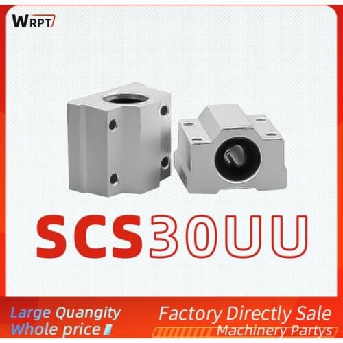 Factory direct sales of linear box-type slider bearings SCS30UU with copper sleeve, copper sleeve plus dust, linear circle