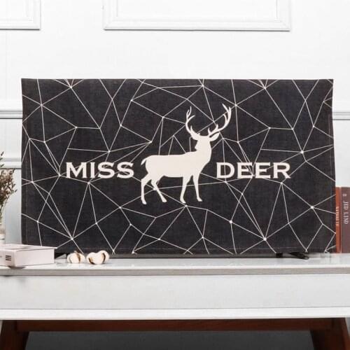 AUX TV Dust Cover Hanging cover cloth textile TV cover towel household cloth 32/42/50/55/58/60/65/70inch