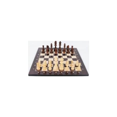 Luxury Walnut Wooden Chess Set Wood Figure Checkers Medieval Chess With High Quality Chessboard Board Game Figure Sets