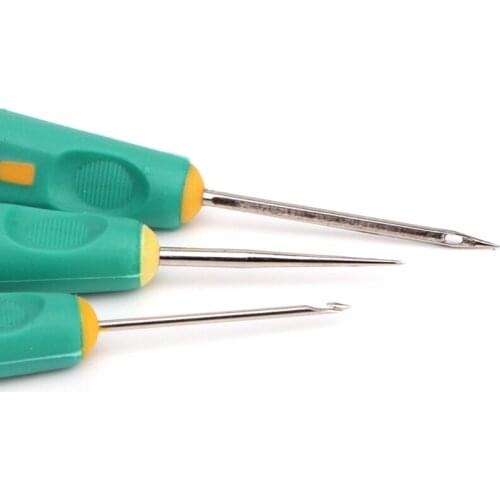 4XFA Handhold Shoes Repairing Awl Leather Shoe Sewing Cobbler Tool DIY Craft Repair