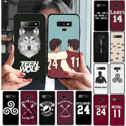 TOPLBPCS Teen Wolf Stilinski 24 McCALL 11 LAHEY 14 Phone Case For Samsung Galaxy a50 A30S A50S a71 70 a10 case samsung a51 case
