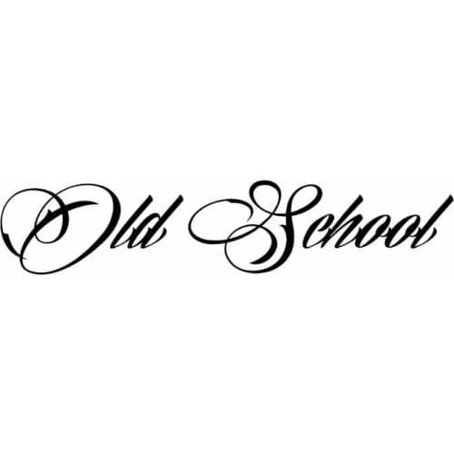 Old School Cartoon Car Sticker Vinyl Auto Accessories Car Window Car Styling Decal PVC 15cm*3cm Cover Scratches Waterproof