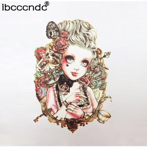 1 pc Beauty Decal Waterproof Tattoo Sticker Cute Colored Horse Animal Pattern Women Girl Body Art Temporary Tattoo Removable