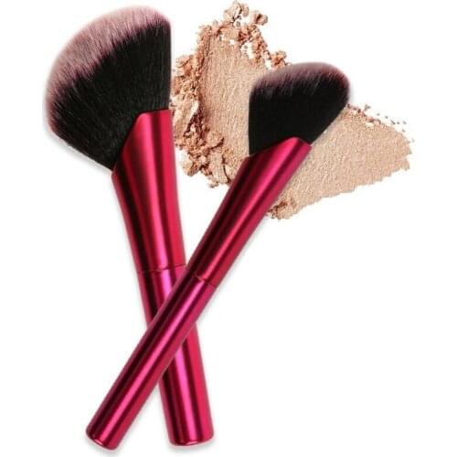 1pc Professional blusher Powder Make up Brushes Nylon Hair Metal Handle Cosmetic brush drop shipping