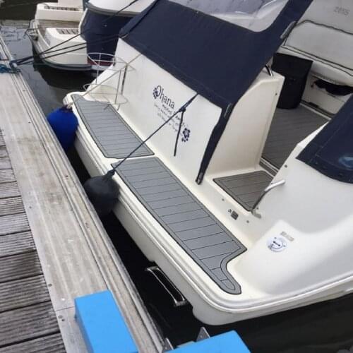 1999 Bayliner 2855 Swim Platform and Cockpit Pad Boat EVA Teak Decking 1/4" 6mm