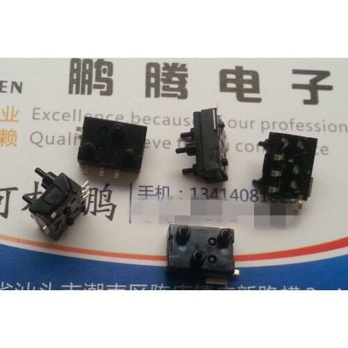 5PCS/lot Original Japanese Alps 3-Head contact detection switch patch 4-pin travel reset button limit micro motion SPZA0A002K