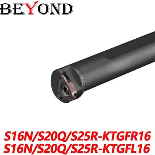 BEYOND 100% Original S16N-KTGFR16 S20Q-KTGFR16 S25R-KTGFR16 16MM 20MM 25MM Grooving Tool Holder CNC Turning Tool Holder KTGFL16