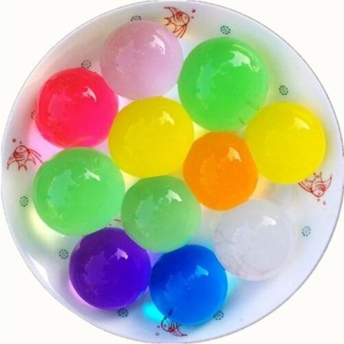 20 pcs Big Crystal Soil Mud Hydrogel Gel Kids Children Toy Water Beads Growing Up Water Balls Wedding bonsai Home Decor