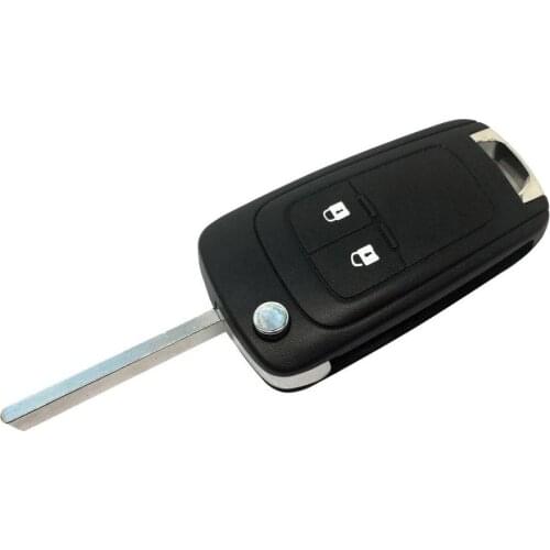 2 Button Car Folding Key Case Key Car Protective Shell For Car Key Protective Case Car Accessories