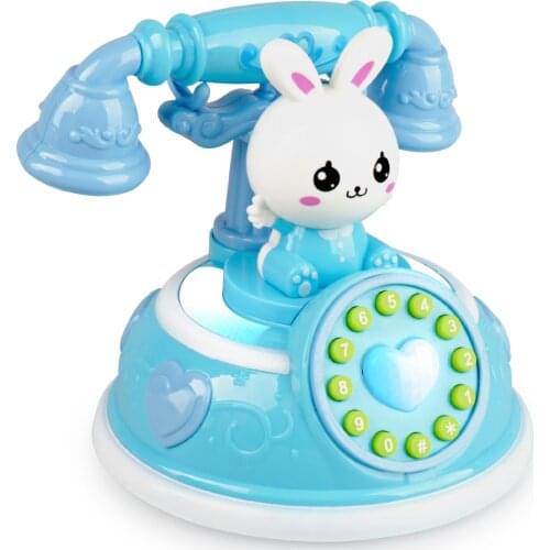 Baby Multi-function Simulated Mobile Phone Touch Screen Music Story Poetry kids Toy Puzzle Early Education Machine Retro phone