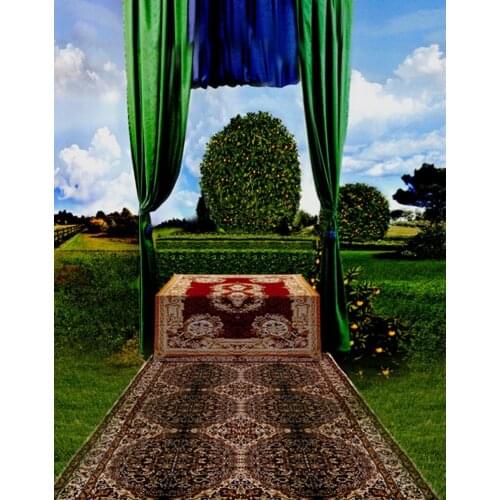 5x7ft Tree Grass Carpet Photography Backdrops Photo Props Studio Background