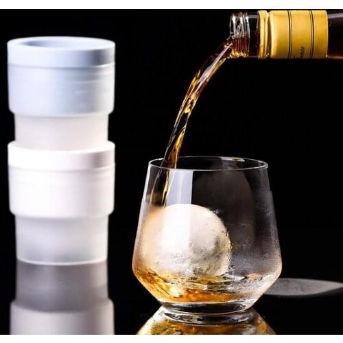 Ice Maker Spherical Smell-less Silicone Whiskey Ice Balls Mold for Family Ice Cream Tools Gadgets
