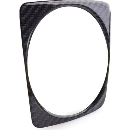 Carbon Fiber Car Black Manual Gear Shift Panel Frame Cover Trim Fit for Honda Civic 8th 2006 2007 2008 2009 2010 2011 LHD