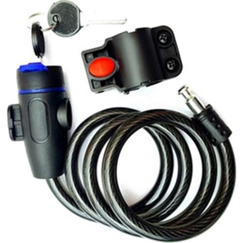 Theft Spiral Steel Cable Combination Accessories Cycling Lightweight Grills Universal Protective Bicycle Bike Lock