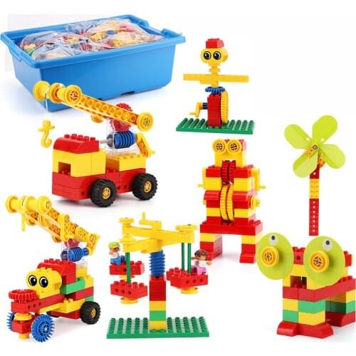 MOC Compatible All Brands 9656 Particle Big Size Building Blocks Ecational Institutions Stem Robot Science Technology Large Set