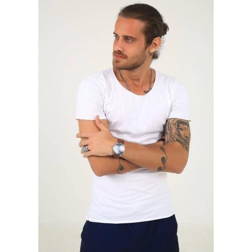 Oxide Crash P1043 Slim Fit Cut Collar Men 'S Tshirt