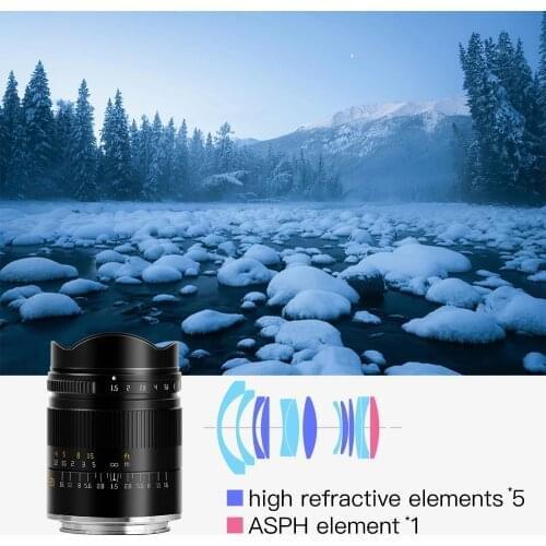 TTArtisan 21mm F1.5 Camera Lens Full Fame Manual Focus Lens For Leica M Mount Leica L Sony E Canon RF Nikon Z TT Artisan