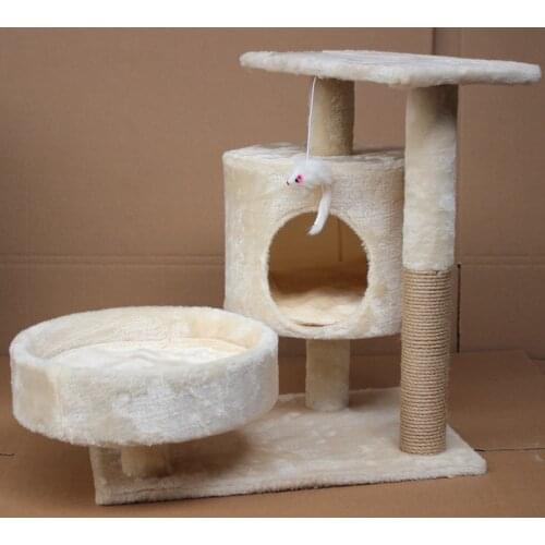 Cat Climbing Frame Pets Play Tree Scratching Tree Cat Scratching Post Tree Furniture Gym House Toy Cat Jumping Platform
