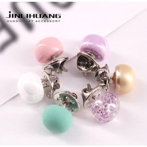 Detachable Snap Pin Buttons 5pcs Textures Fashion No -nail Sewing-free Shirt Buckles for DIY, Accessory, Decorating, Clothing