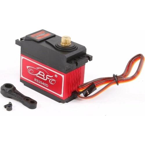 40kg Metal Gear Digital 6V-7.4V 0.18s-0.20s/60 High Torque HV Servo for 1/5 RC Car (metal casing)