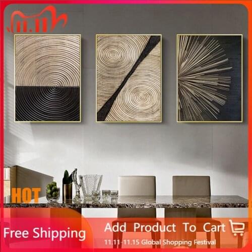 Modern Abstract Gold foil lines Green Canvas Art Paintings For Living Room Bedroom Posters And Prints Wall Poster Home Decor