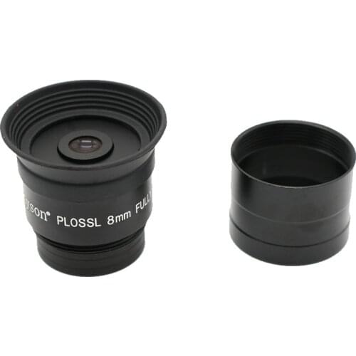 1.25" 8mm Eyepiece Fully Coated Film Plossl Astronomical Telescope Ocular with Extinction Filter Thread for Astro Lens