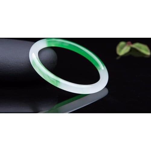 Hot selling Natural 1pc Chinese Coloured Jade Bracelet Charm Fashion Women Men Accessories Hand-Carved Luck Amulet