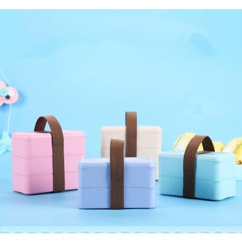 1PC Lunch Box Food Storage Container Microwave Oven Bento Boxes Dinnerware Lunchbox BPA Free PK 012