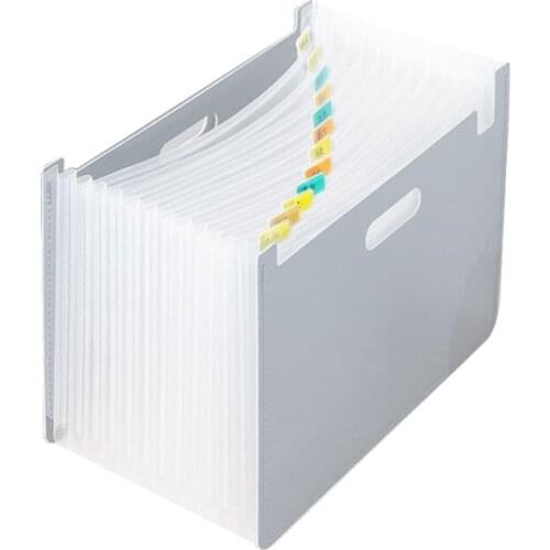 13 Pockets Expanding File Folder A4 Organizer Document Paper Storage Holder School Office Supplies