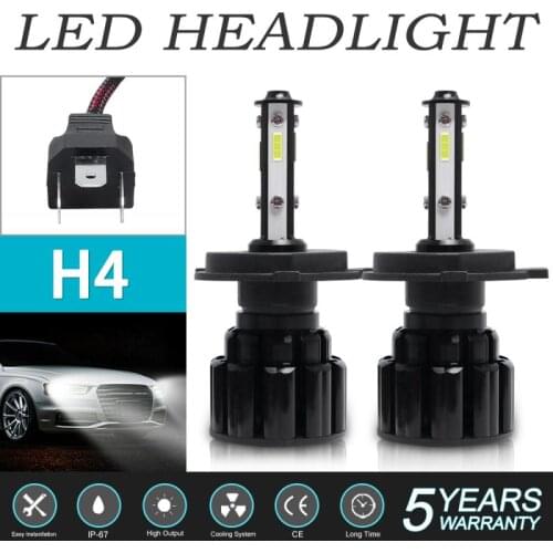 2pcs Car LED Headlights Bulbs H4 H7 H11 H8 H9 H13 LED Lamp 9004 9005 90006 9007 8000LM 6500K With New Csp Import Chip For BMW