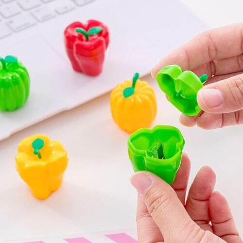 40piece/lot Creative Vegetable Style Pumpkin Pepper pencil sharpener / pencil cutter / creative student supplies/school supplies