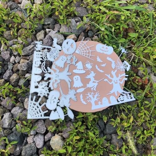 CH 2021 New Arrival Halloween decoration Stencil Metal Cutting Dies For Scrapbooking Practice Hands-on DIY Album Card Handmade