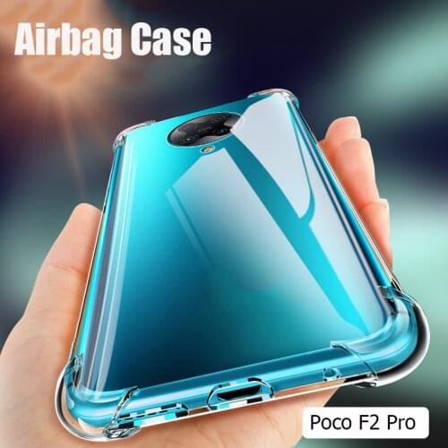 Cover For Xiaomi Poco F2 Pro Case Airbag Super Protection Soft Clear Back Phone Cases For Poco F2 Pro