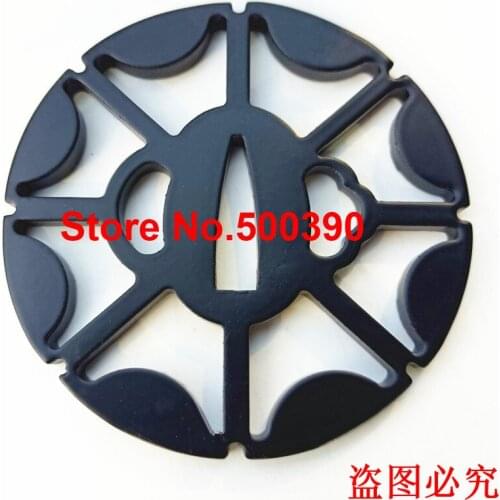 Wonderful High Quality Japanese Iron Steel Guard Tsuba For Sword Samurai Katana Japan Knife Guard Wakizashi Fitting