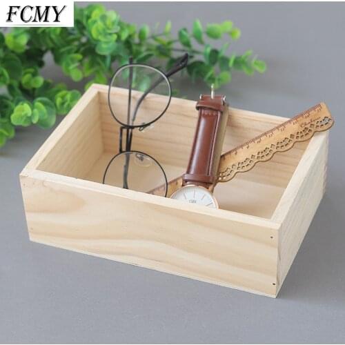Logs Wooden Desktop Storage Boxes Stationery Holder Desk Storage Organizer Stationery Office Accessories Organizer Desk