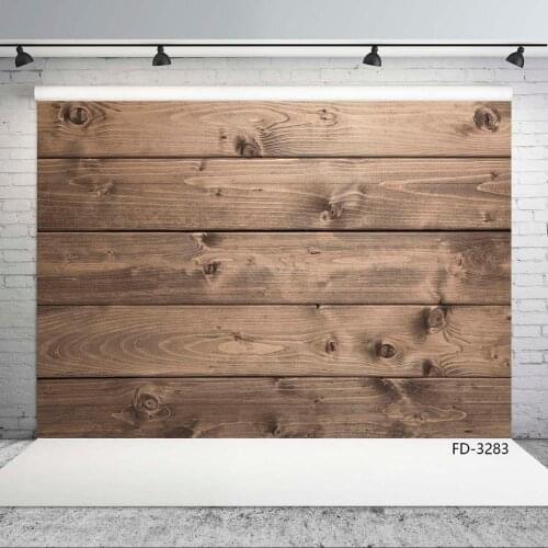 Brown Wood Board Texture Photography Background Decoration For Children Baby Pet Food Portrait Planks Backdrop Photo Studio Prop