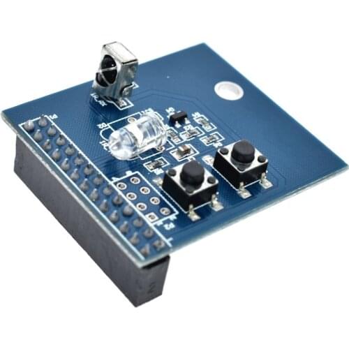 38KHz IR Infrared Control Expansion Board Transceiver Receiver Transmitter Shield DIY Double IR Emitter For Raspberry Pi