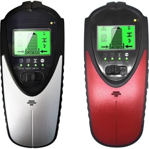 KKmoon Stud Finder Wall Scanner 4-in-1 Digital Metal Detector Portable Wall Detector for Wooden Beams AC Wires Studs Decoration