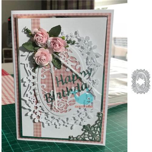 Lace background Craft Metal Cutting Dies for Scrapbooking Album Paper DIY Card Decoration Embossing New Dies Cut 2019