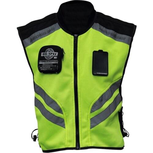 Motorcycle Reflective Vest Jacket High Visibility Riding Jacket Rider Night Warning Safety Waistcoat Work Security Team Clothing