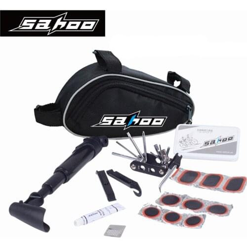 Portable Bicycle Multi Tool Combination Set With Pump Repair Kits Bike Tools For Repair Cycling Equipment Repair And Maintenance