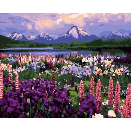 Ineffable Love Painting By Numbers Kits Picture Diy Frame Home Decoration Coloring By Numbers Flower Girl Handpainted