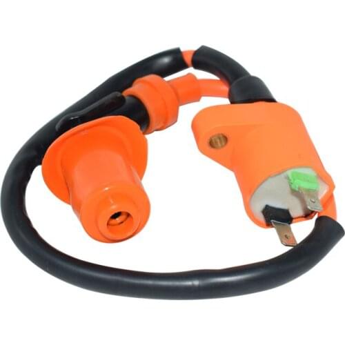 New High Quality Motorcycle Orange Replacement Ignition Coil For GY6 50CC 125CC 150CC Dirt Bike Scooter ATV