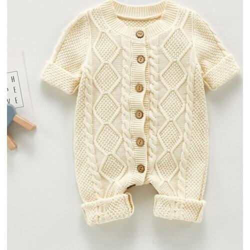 Autumn Baby Boys Girl Rompers Baby Girl Long Sleeves Pure Color Rompers 0-3Yrs Baby Boys Girl Newborn Rompers Clothes